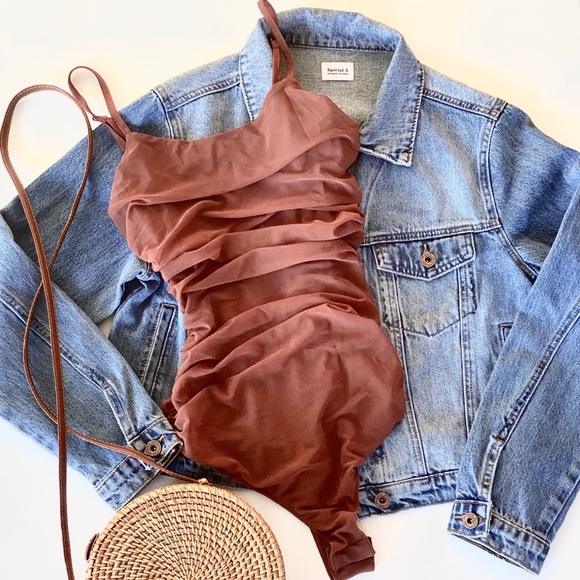 New Medium Washed Denim Jean Jacket - Picture 8 of 11